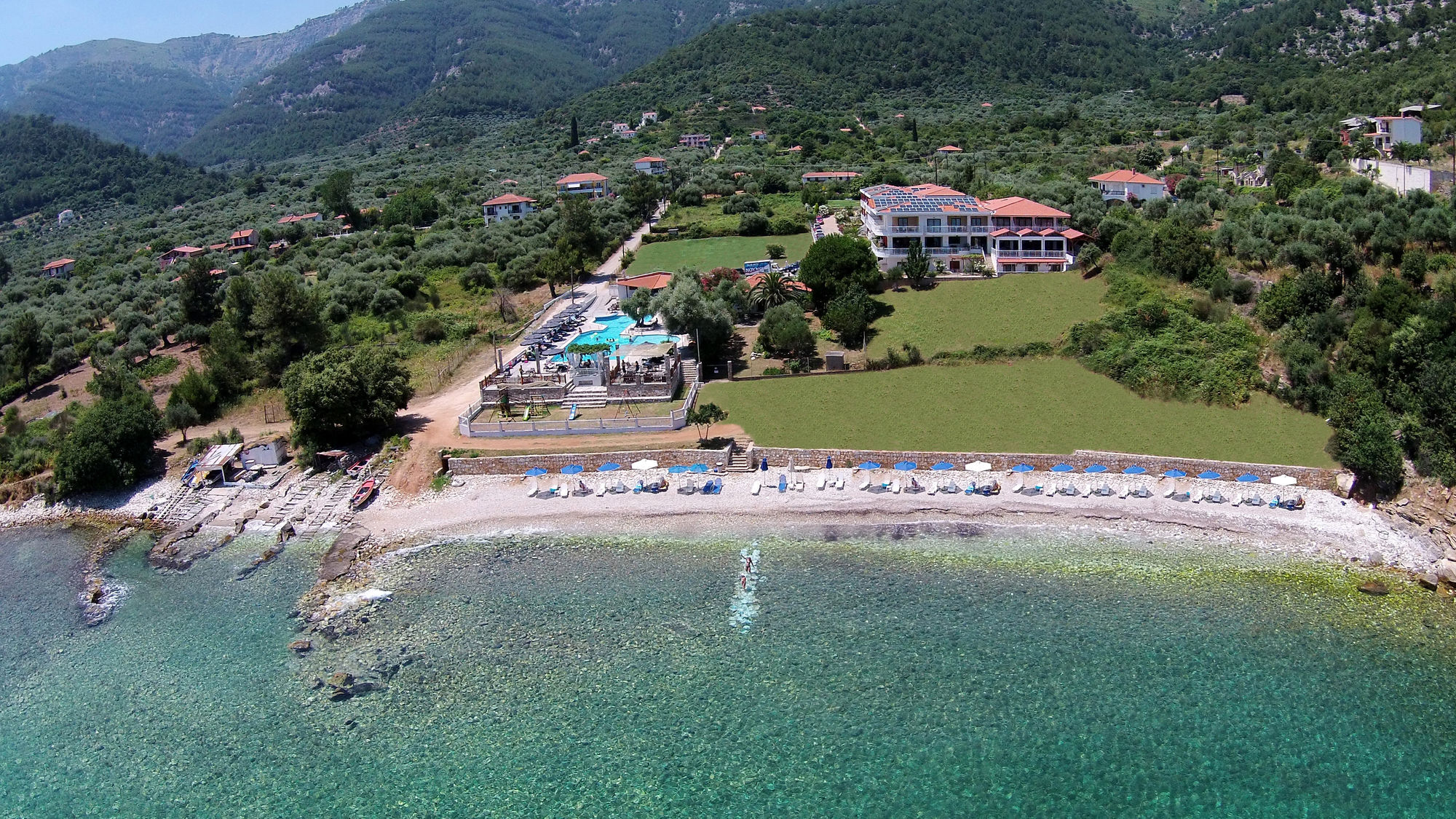 Maranton Beach Hotel Koinira Buitenkant foto